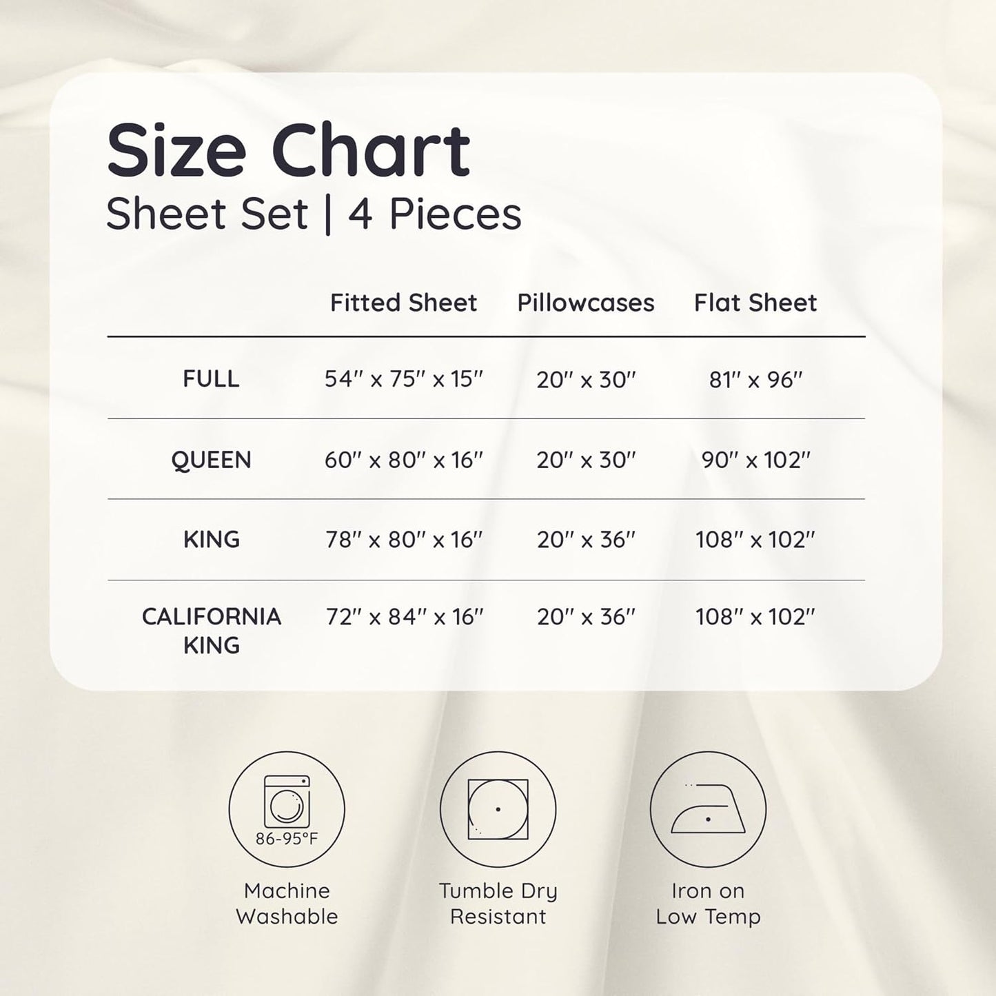 Bambaw Bamboo Sheets Set - 100% Viscose Cooling Queen Size | Super Soft, Deep Pocket, Charcoal