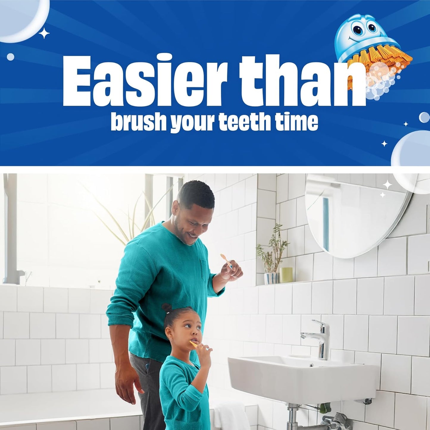 Scrubbing Bubbles Bathroom Cleaner - Bleach-Free Foaming Formula for Fast Limescale Removal | 32oz Spray