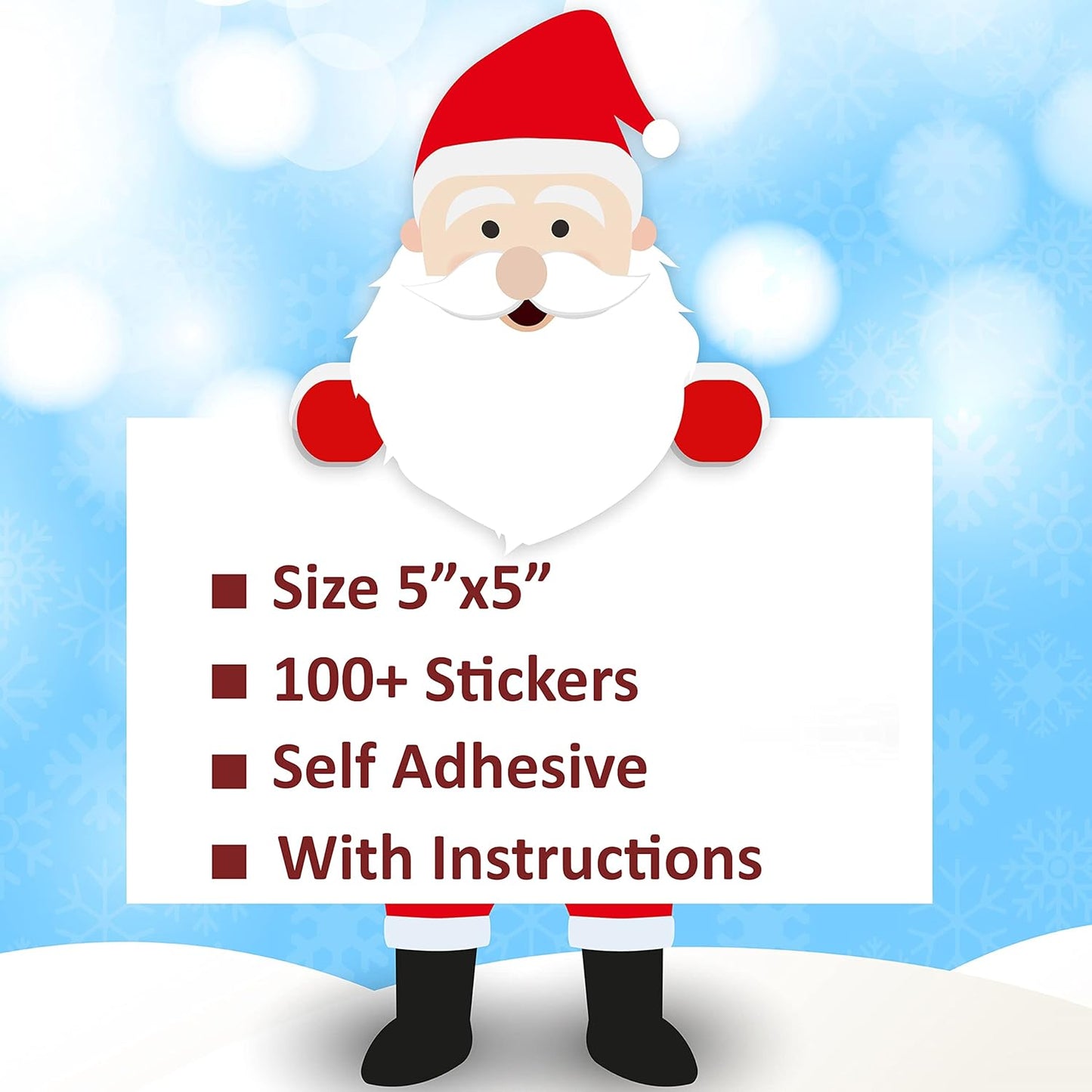 4E's Gingerbread House Craft Kit - DIY Christmas Fun for Kids | 2 Pack, Self-Adhesive Decorate & Build