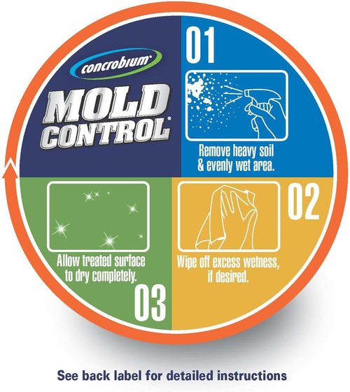 Concrobium Mold Control - 1 Gallon Refill | Eliminates & Prevents Mold - EPA Registered, Bleach Free, Odorless