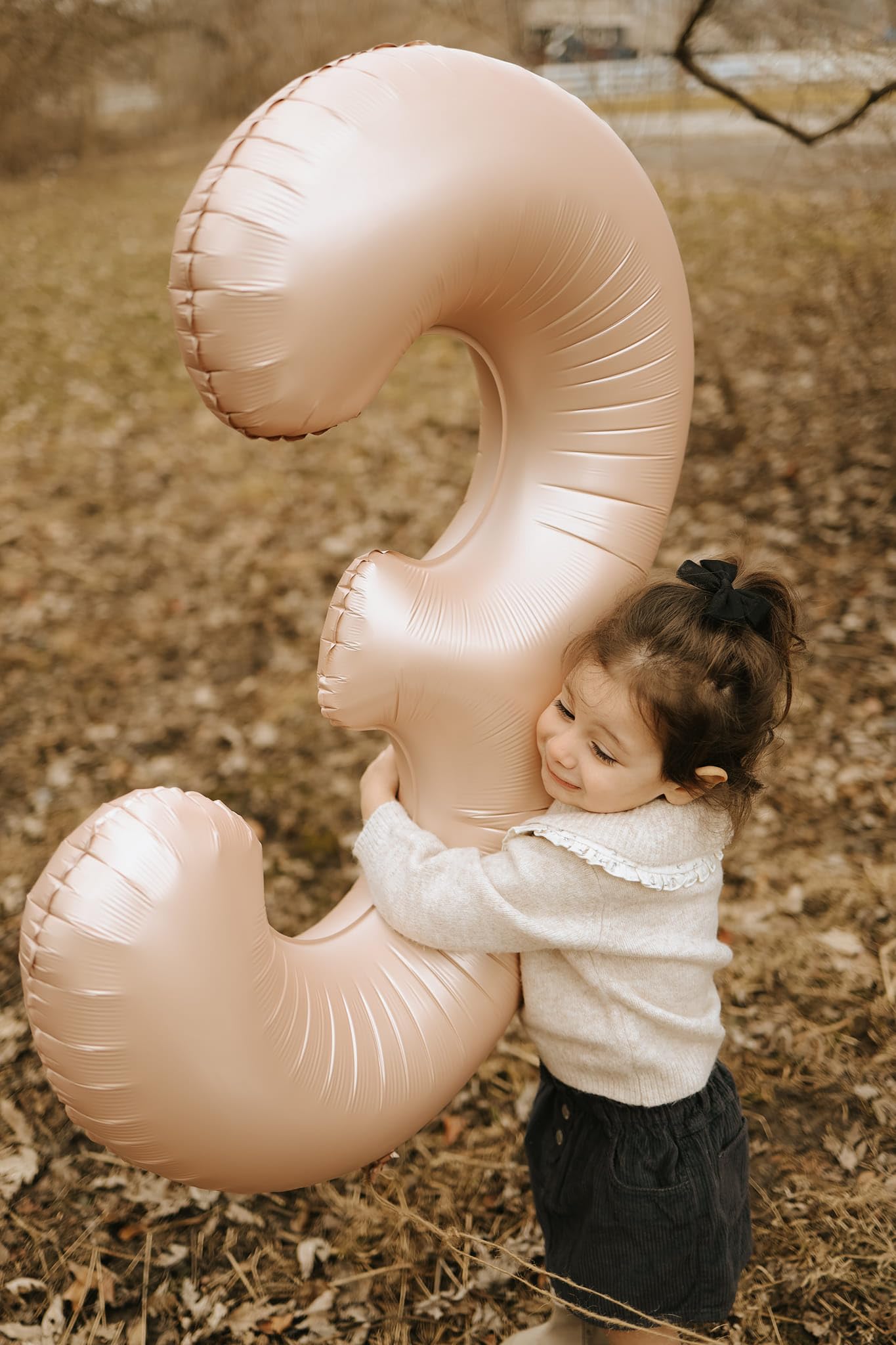 Light Brown 4 Balloon, Tan Number Balloons 40 Inch, 4th Beige Party Decorations, Sandy Brown Four Large Numbers for Party Decor, Khaki Number 4 Balloon