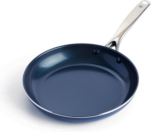 Blue Diamond 10" Nonstick Frying Pan | Diamond-Infused Ceramic, PFAS-Free, Dishwasher Safe, Durable Design