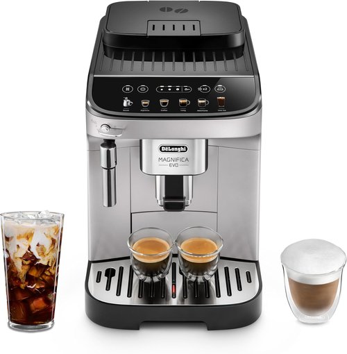 De'Longhi Magnifica Evo Automatic Espresso Machine - Manual Milk Frother, Built-In Grinder & Auto-Clean | ECAM29043SB