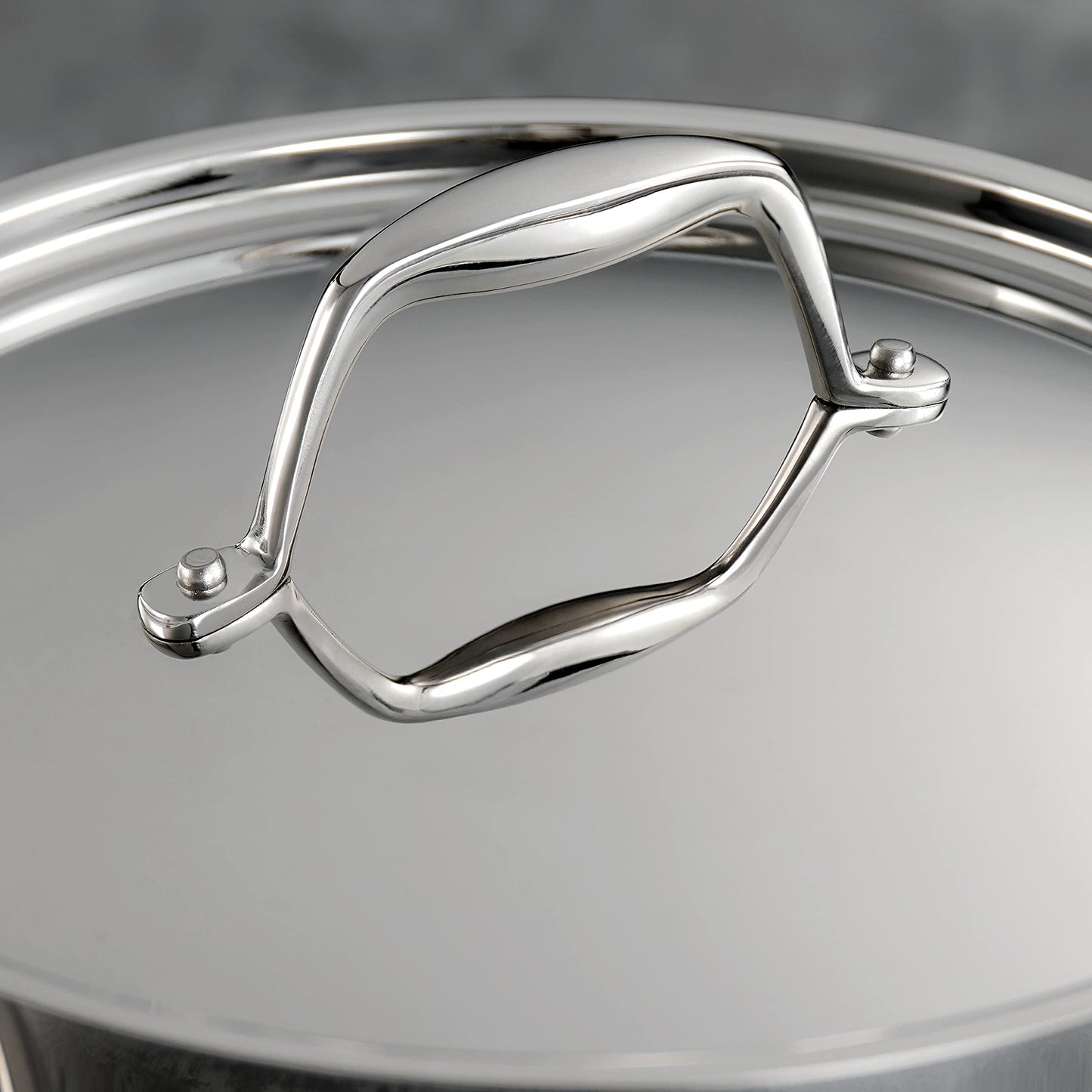 Tramontina Signature Tri-Ply Clad Stainless Steel 1.5-Quart Sauce Pan with Lid, Induction-Ready, Dishwasher-Safe, NSF-Certified, Made in Brazil