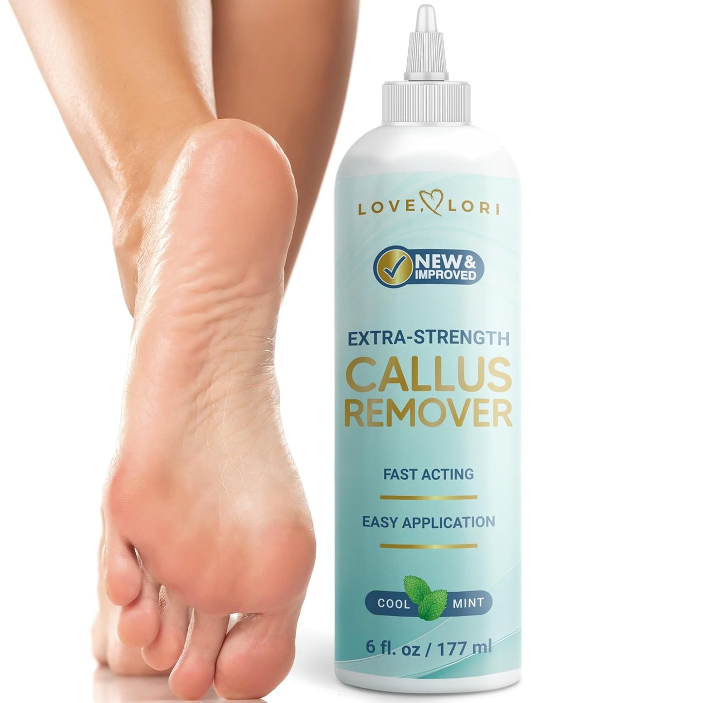 Regine Switzerland Callus Remover Gel - Extra Strength Foot Care Scrubber, 6oz for Smooth Feet