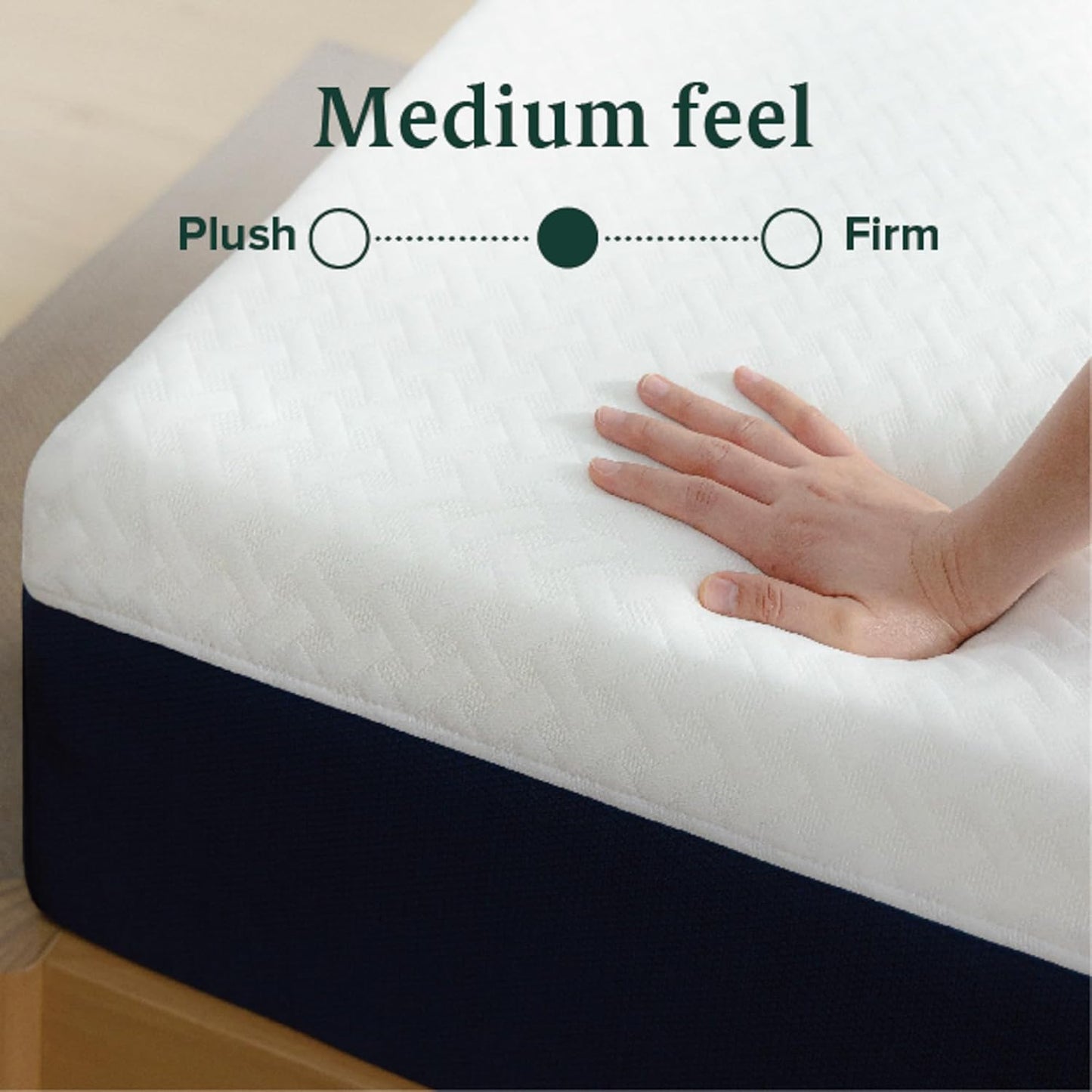 ZINUS 12 Inch King Cooling Comfort Hybrid Mattress - Medium Firm, Fiberglass Free, Motion Isolation, Certified Safe Foams