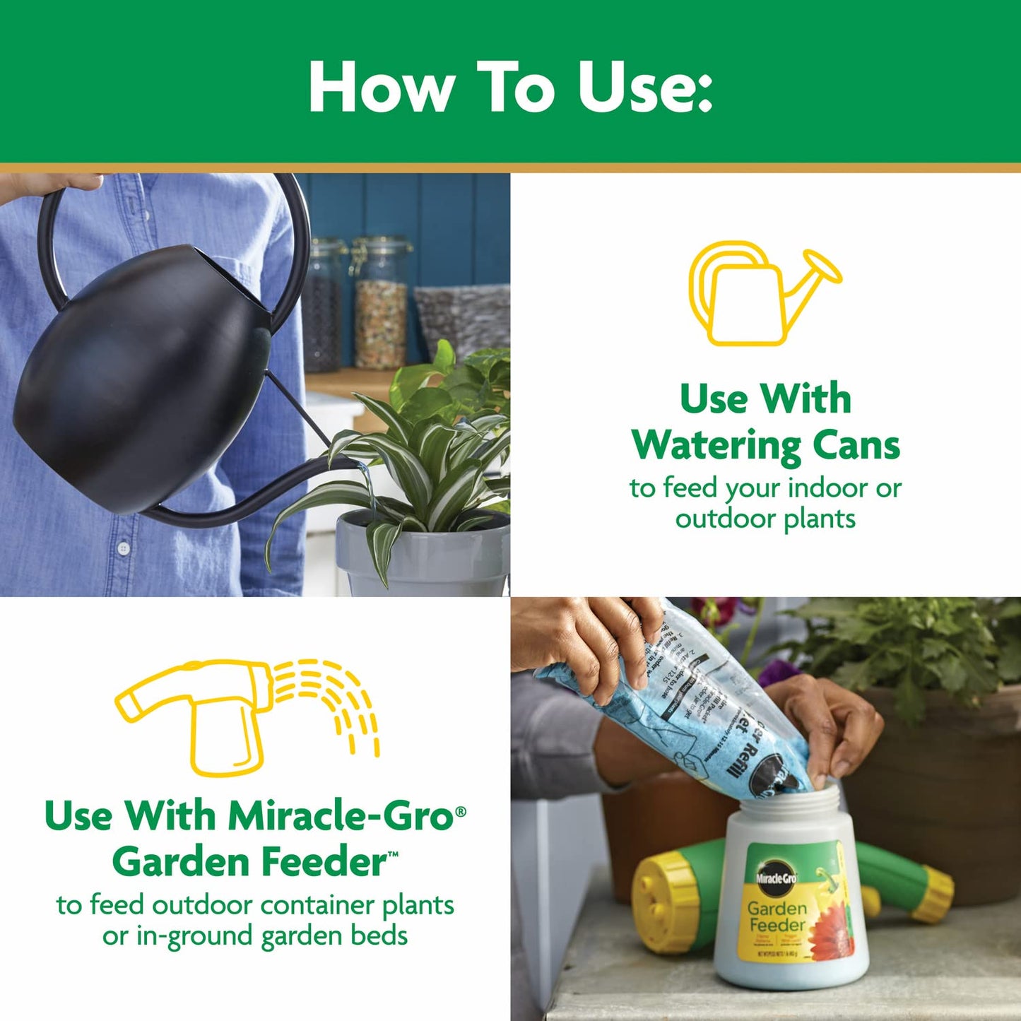 Miracle-Gro All-Purpose Plant Food - Water Soluble Fertilizer for Indoor/Outdoor Plants, 8 oz.
