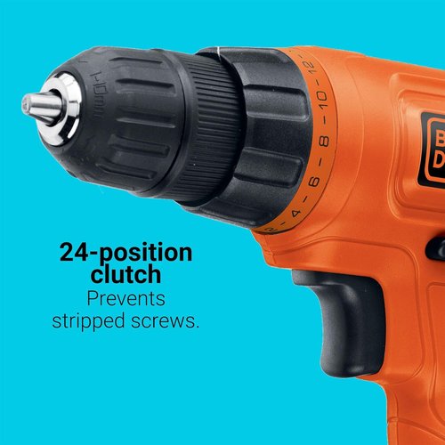 BLACK+DECKER 20V MAX POWERCONNECT Cordless Power Drill & Electric Screwdriver - 30 Piece Bit Set Included
