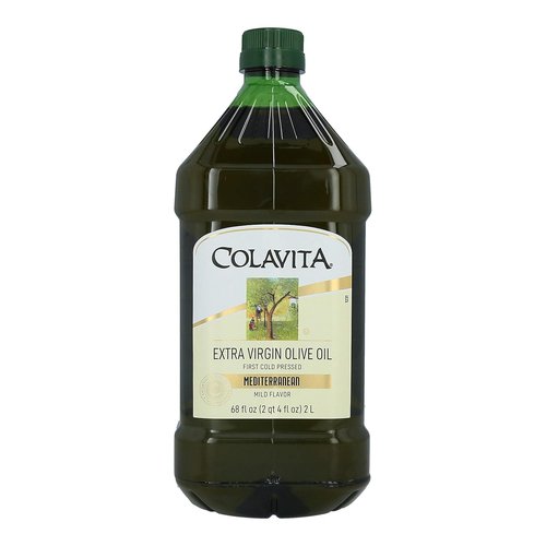 Colavita Extra Virgin Olive Oil - Cold Pressed Italian Import | 68 Oz Plastic Jug