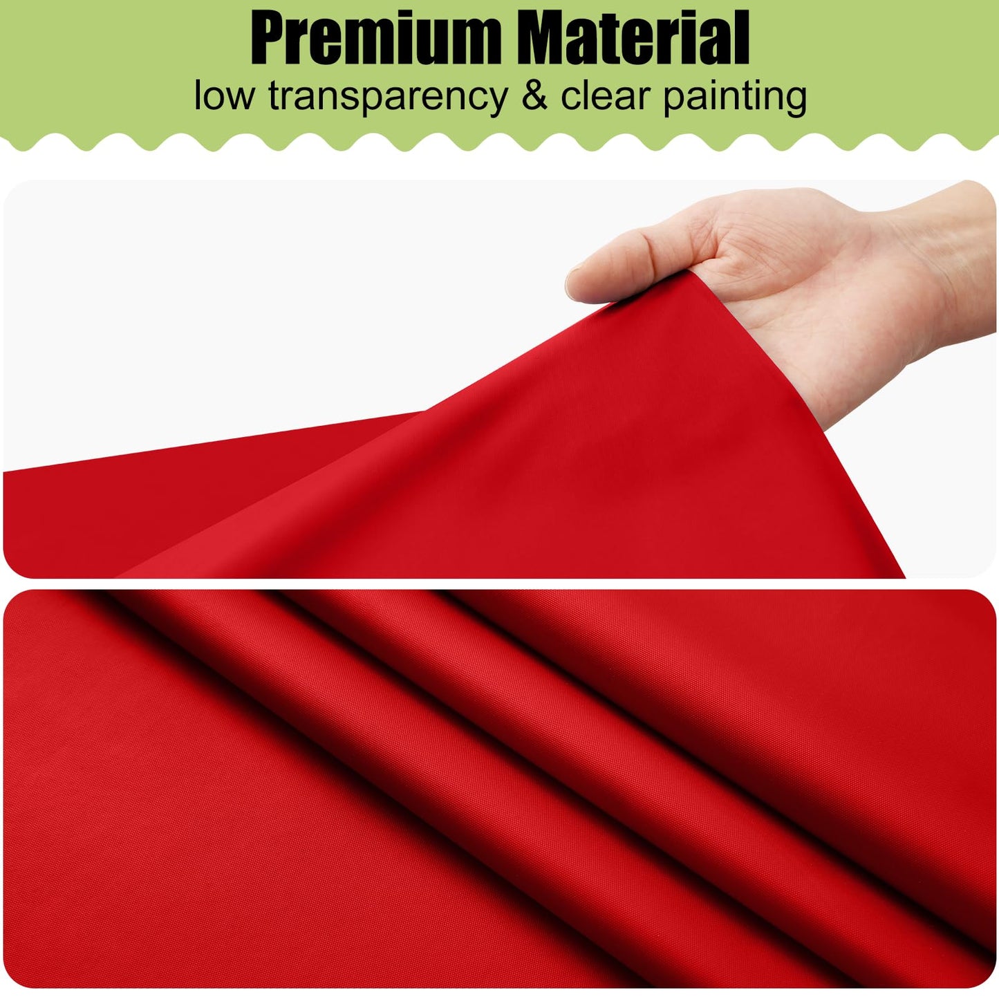 Smiry Disposable Table Cloth - 6 Pack, 54 x 108 Inch Waterproof Rectangle Tablecloths for Parties, Decorative Plastic Table Cover, Leakproof & Sturdy, Red