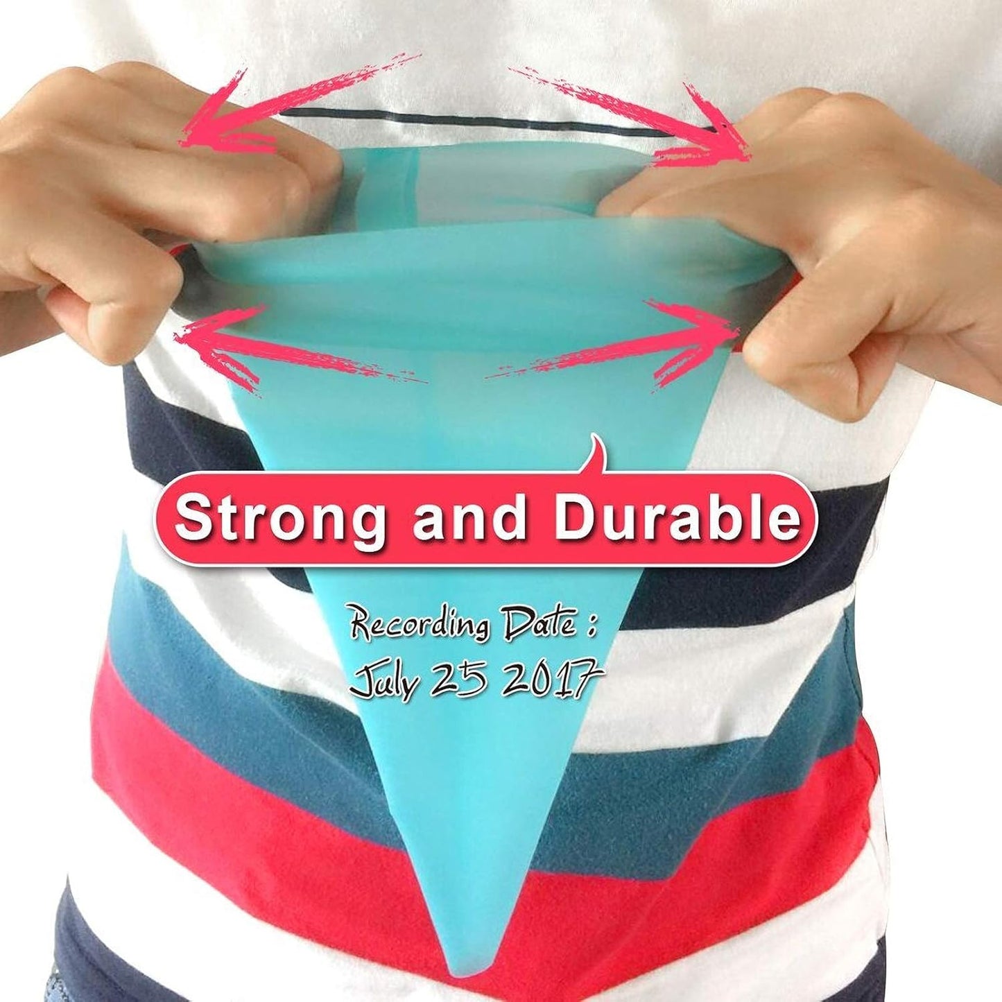 Weetiee Silicone Pastry Bags - Reusable Icing Piping Bags for Cake Decorating - 3 Sizes (12", 14", 16") - 6 Pack with Bonus Couplers