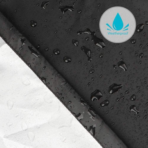 i COVER BBQ Grill Cover - 58 Inch Waterproof & UV Resistant for Weber, Char-Broil, Nexgrill | Black