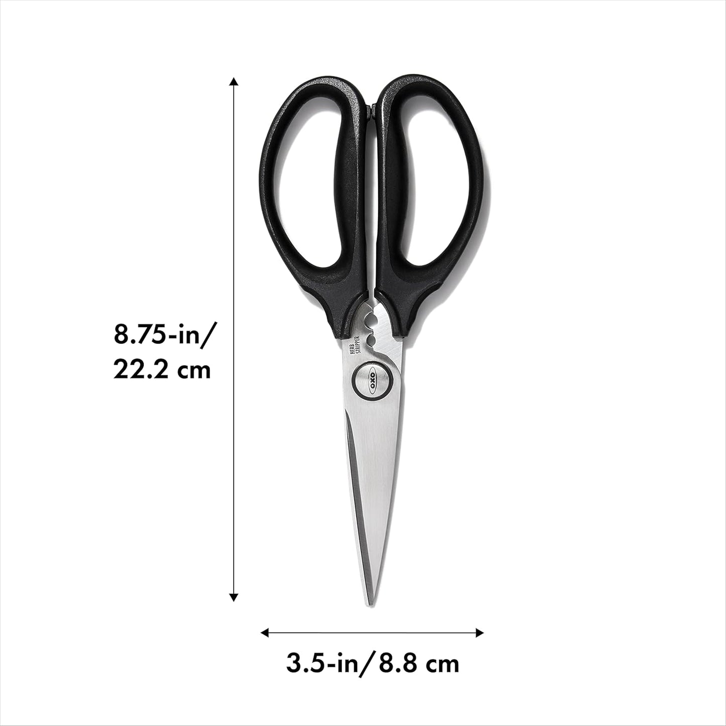 OXO Good Grips Kitchen Scissors - Multi-Purpose Herb Cutter for Effortless Food Prep