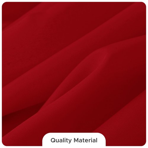 Fitable 8 Pack Round Tablecloths: Stain Resistant Wrinkle Free Circle Table Clothes, Washable Reusable Polyester Table Covers for Wedding Party Birthday Banquet Reception(Red, 84 Inch)