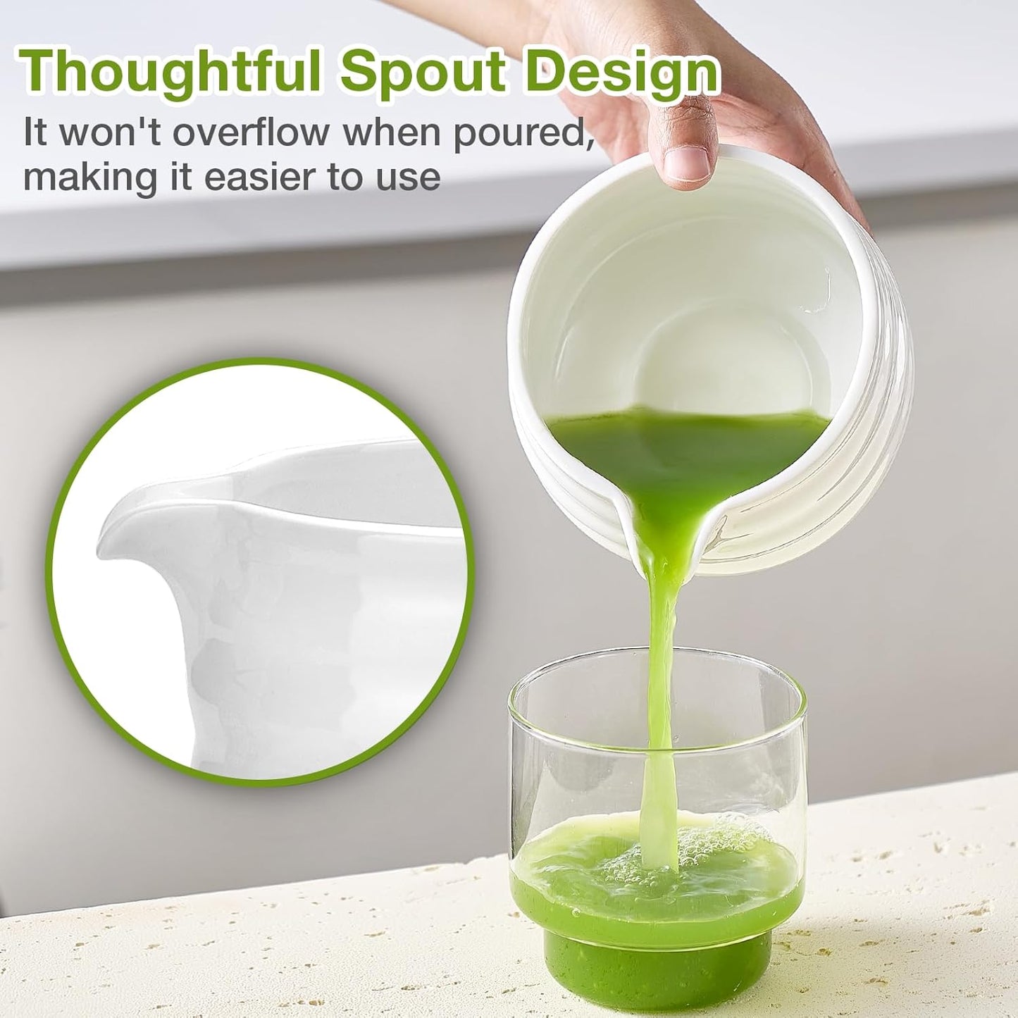 Matcha Whisk Set - Japanese Tea Set (5pcs) with Bowl, Bamboo Whisk, Scoop & Sifter