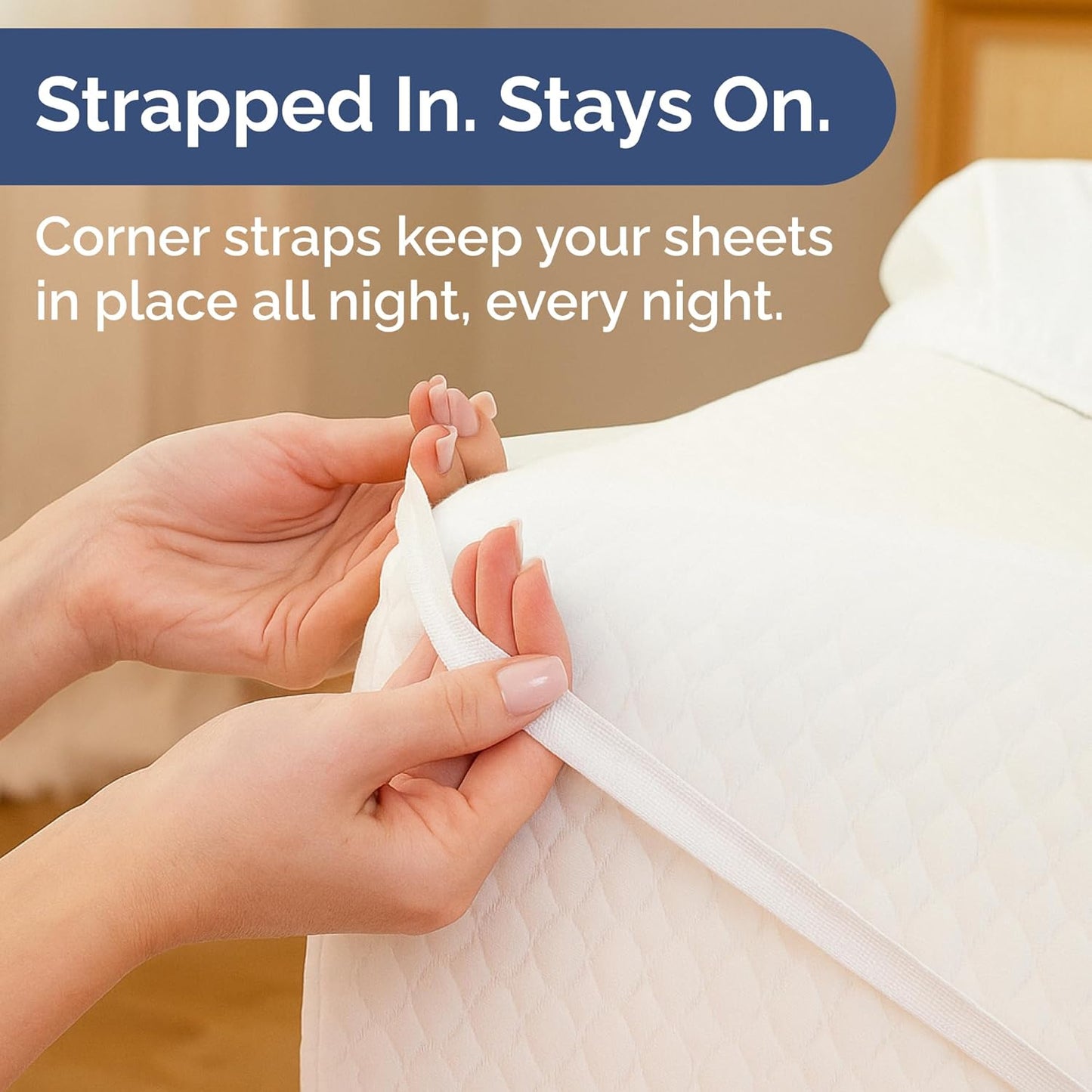 Skiennix Extra Thick Twin Size 3-Piece Sheet Set | Luxury Hotel Quality, Ultra-Soft & Wrinkle-Free - White