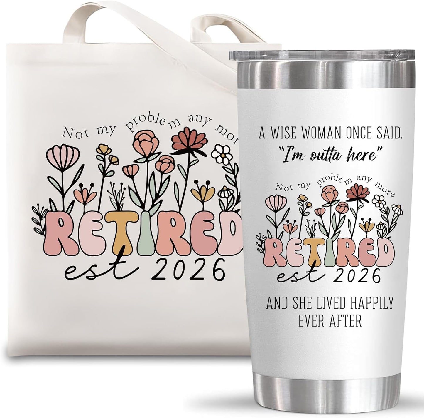 Physkoa Retirement Gifts for Women - Funny Gift for Boss, Coworker, Teacher, Nurse, Mom, Aunt