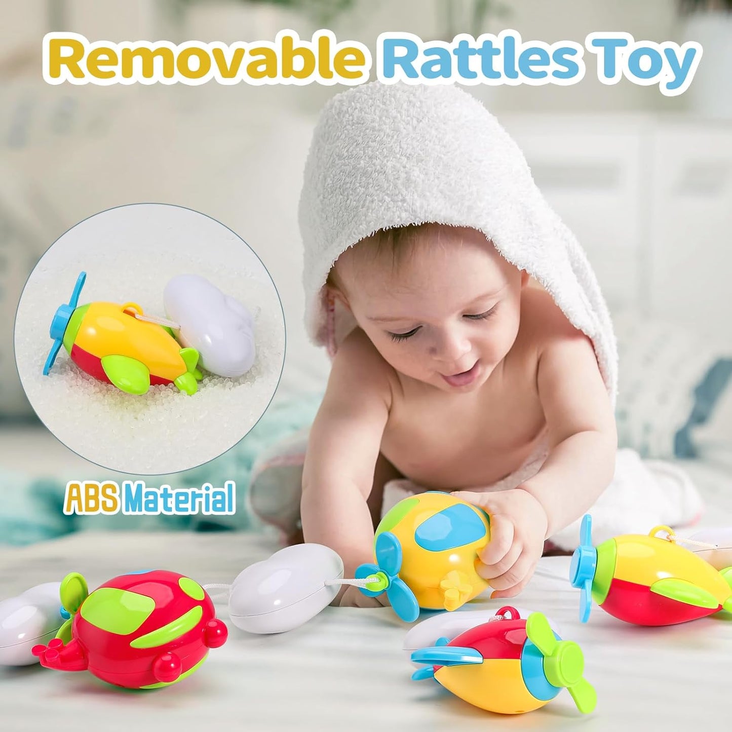 Skiennix Baby Musical Crib Mobile - Rotating Toys & Lights Projector | 108 Melodies for Newborns 0-24 Months