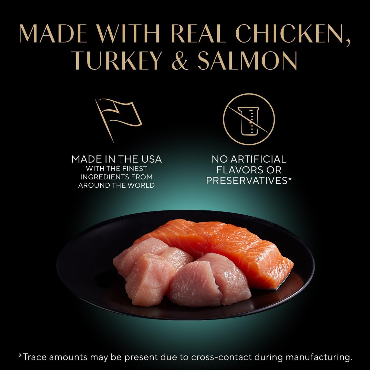 Sheba Perfect Portions Wet Cat Food - Roasted Chicken & Tender Turkey Entrees | 2.6 oz Twin-Pack (24 Trays)