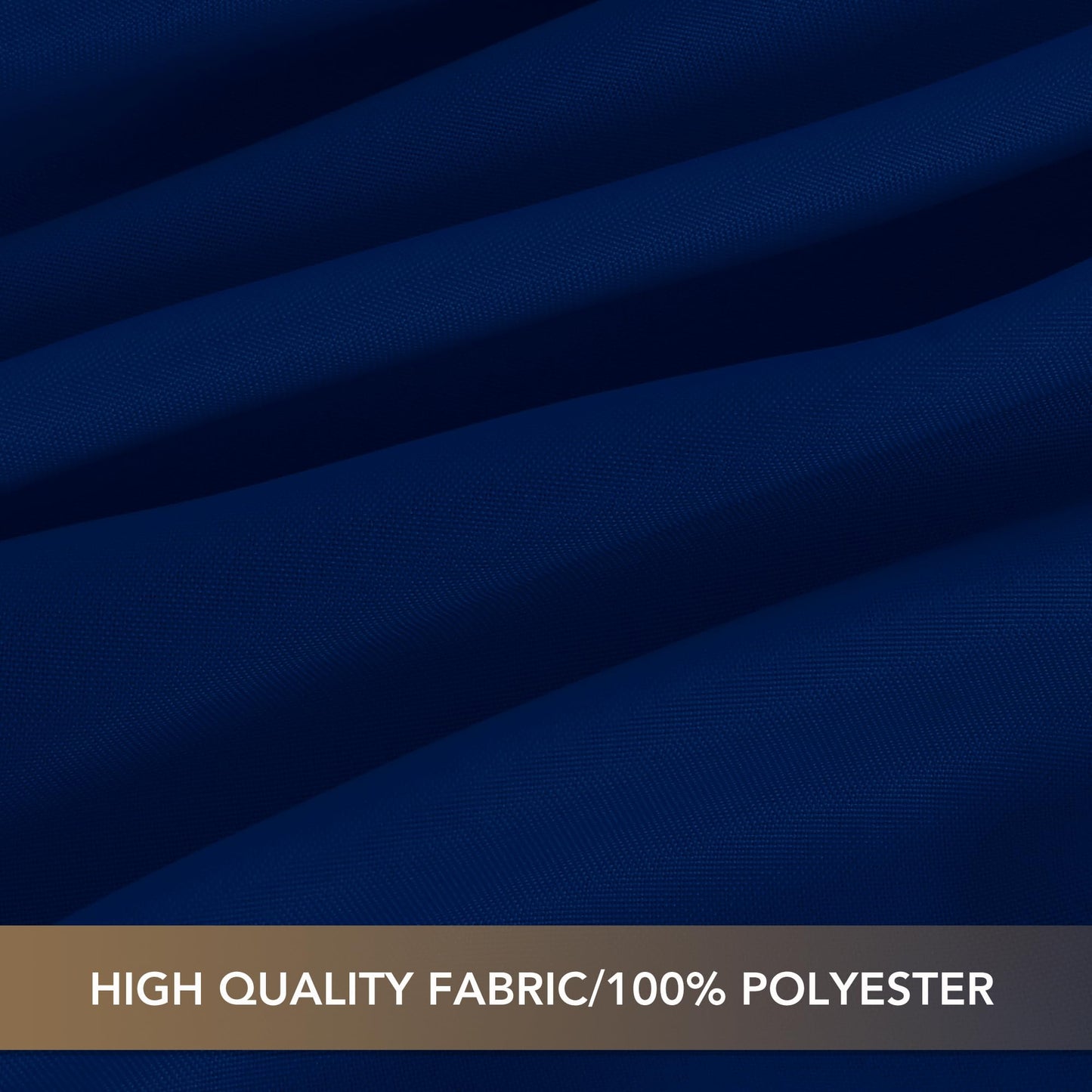 sancua Rectangle Tablecloths for 8 Foot Tables, 6 Pack - Washable Polyester Fabric Table Cloth for Wedding Party, Birthday, Banquet Reception, 60x120 Inch, Navy Blue
