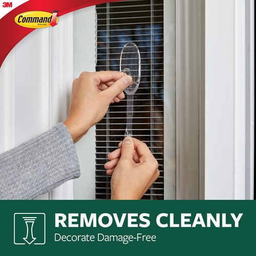 Command Outdoor Refill Mounting Strips 4 Medium, 2 Large Clear