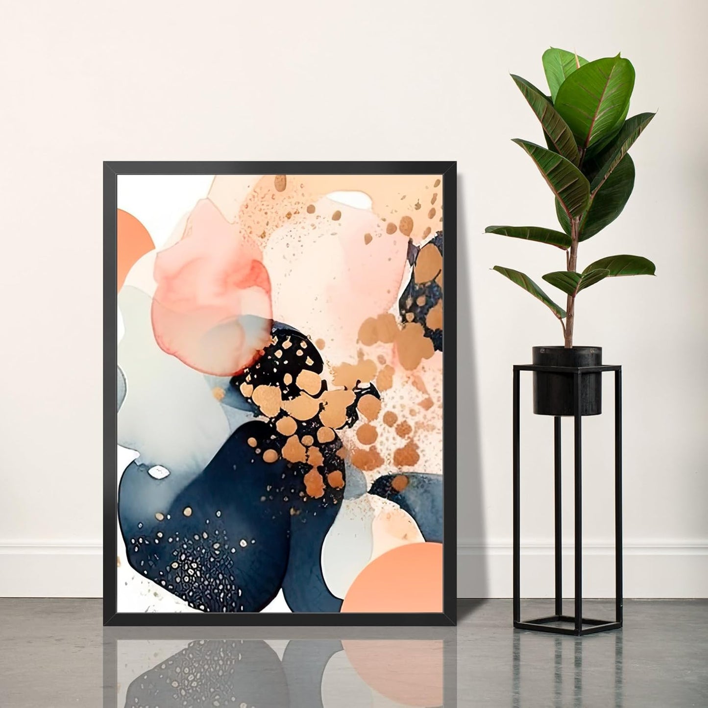 LaVie Home 20x24 Black Picture Frame - HD Plexiglass Wall Display for Vertical or Horizontal Use