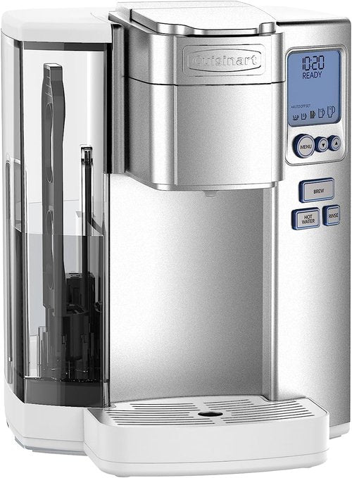 Cuisinart Single Serve Coffee Maker - 1 Cup Capacity with Adjustable Temperature & 5 Serving Sizes - White