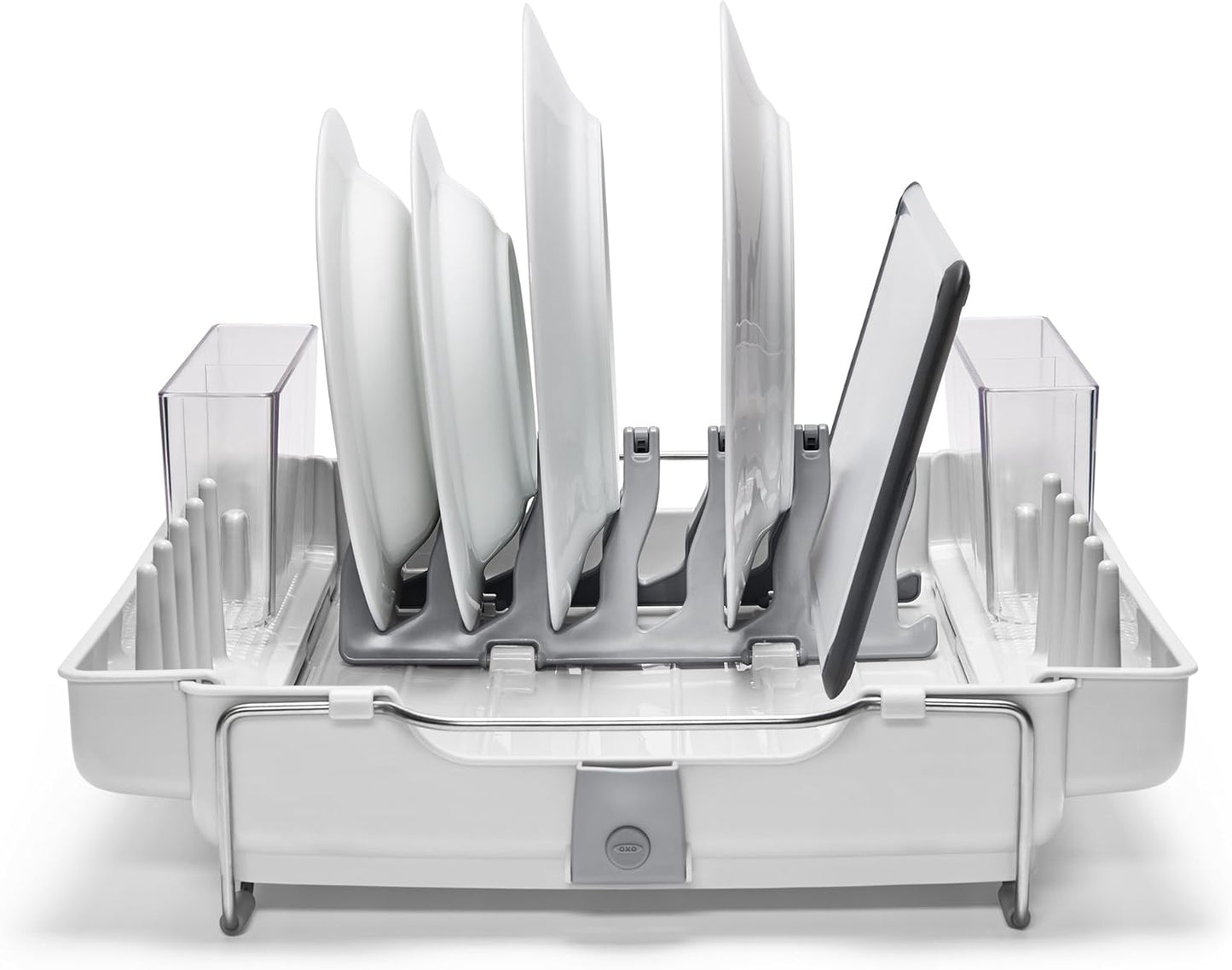OXO Good Grips Foldaway Dish Rack - Space-Saving Design for Efficient Drying | Compact & Durable