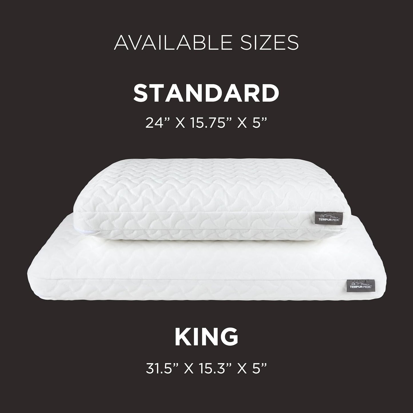 Tempur-Pedic Cloud Pillow - Premium Sleep Comfort | Standard Size, White Color