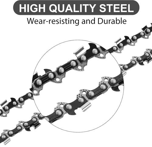 Craftsman 16-Inch Chainsaw Chains - 2 Pack, 3/8 LP .050" 56 Drive Links for Echo, McCulloch, Poulan