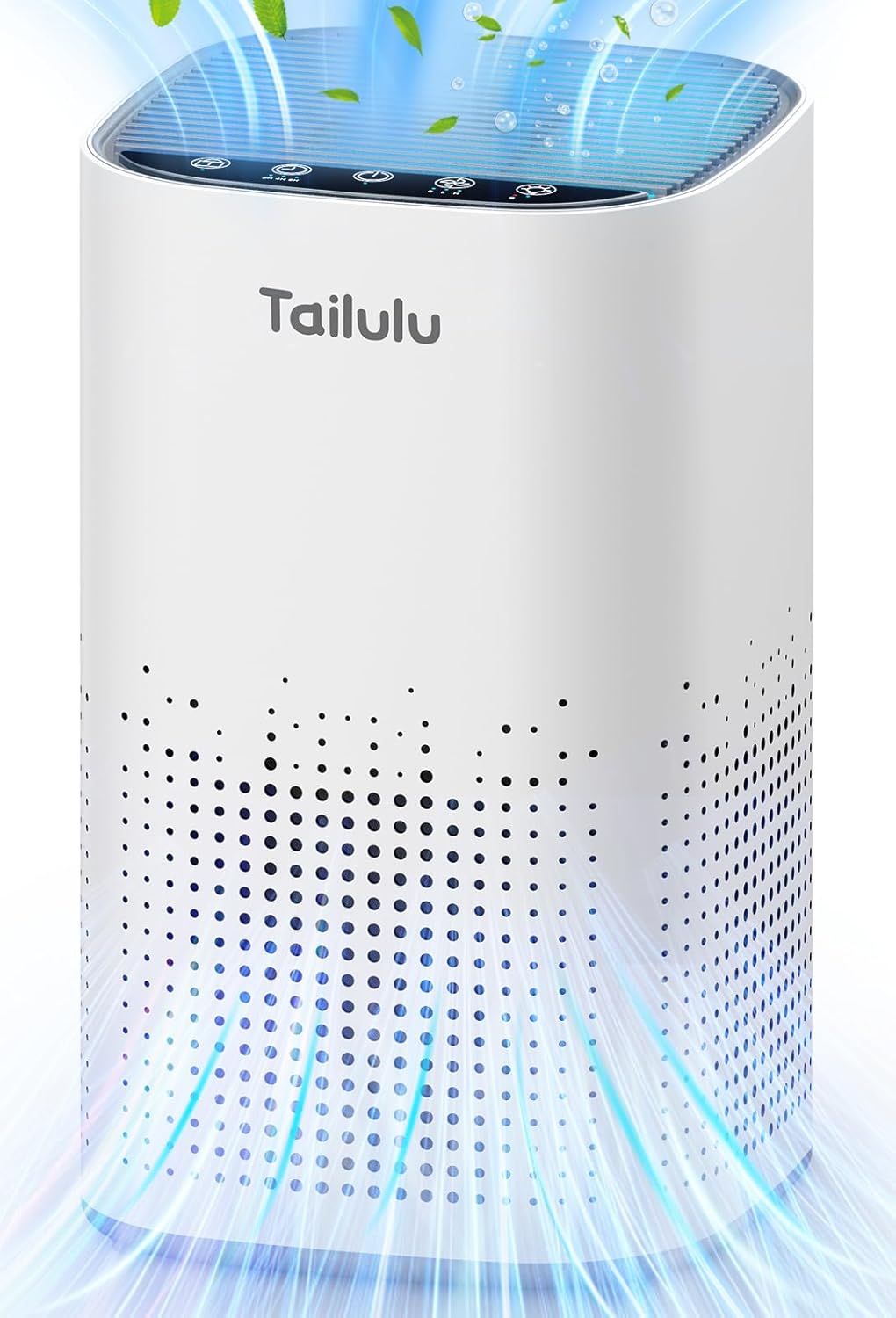 Tailulu H13 True HEPA Air Purifier - Quiet 15dB for Large Rooms up to 1500ft² | Ideal for Pets, Dust & Odors