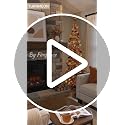 5 Ft Fall Decor Artificial Tree with Warm White String Lights and Pumpkin Topper