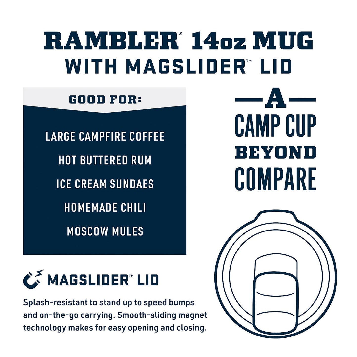 YETI Rambler 14 oz Mug, Vacuum Insulated, Stainless Steel with MagSlider Lid, Tropical Pink
