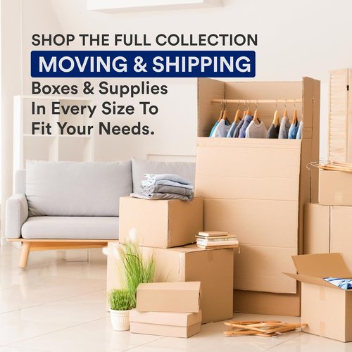 BOX USA Medium Moving Boxes - 10-Pack Corrugated Cardboard for Shipping, Mailing & Storage | 18"L x 14"W x 12"H