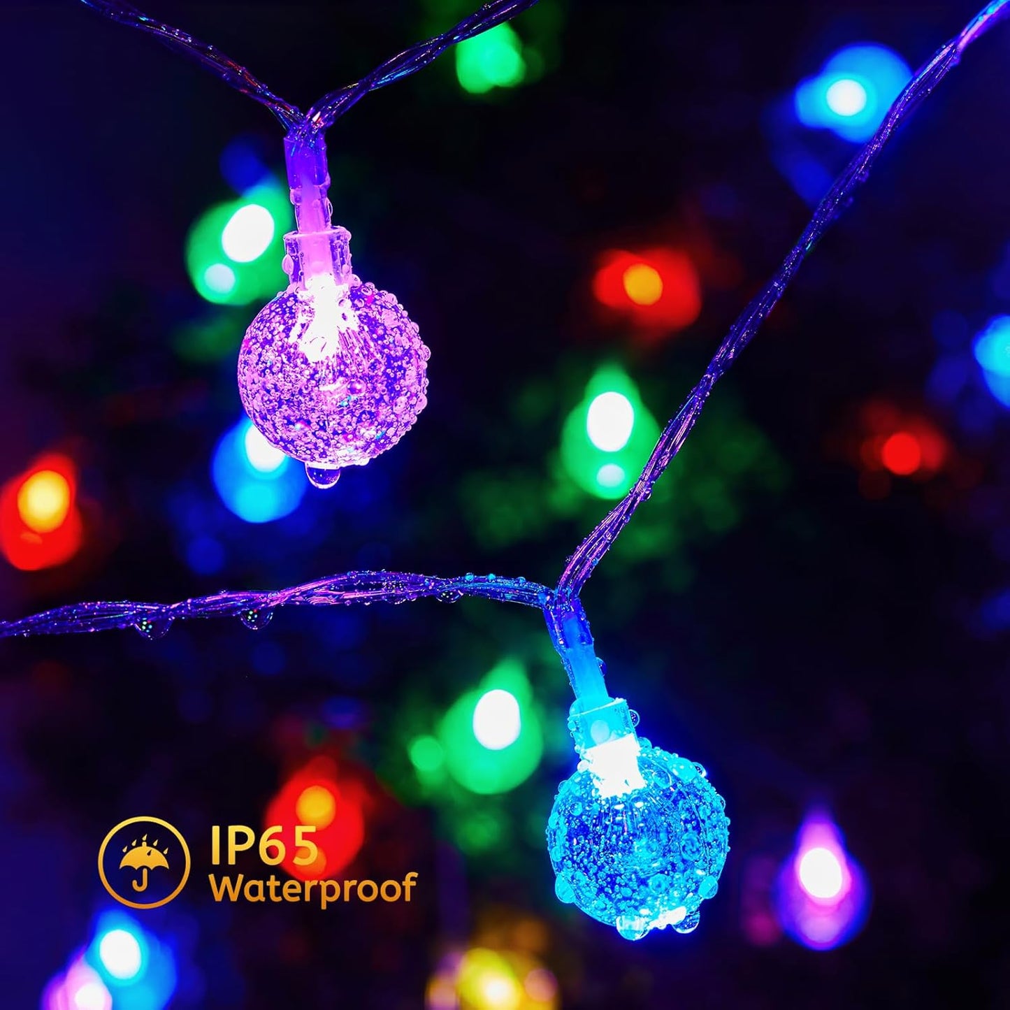 200 LED Fairy Lights with Remote & Timer - 16.4Ft Silver Wire Twinkle Lights for Indoor Christmas, Wedding & Party Decor