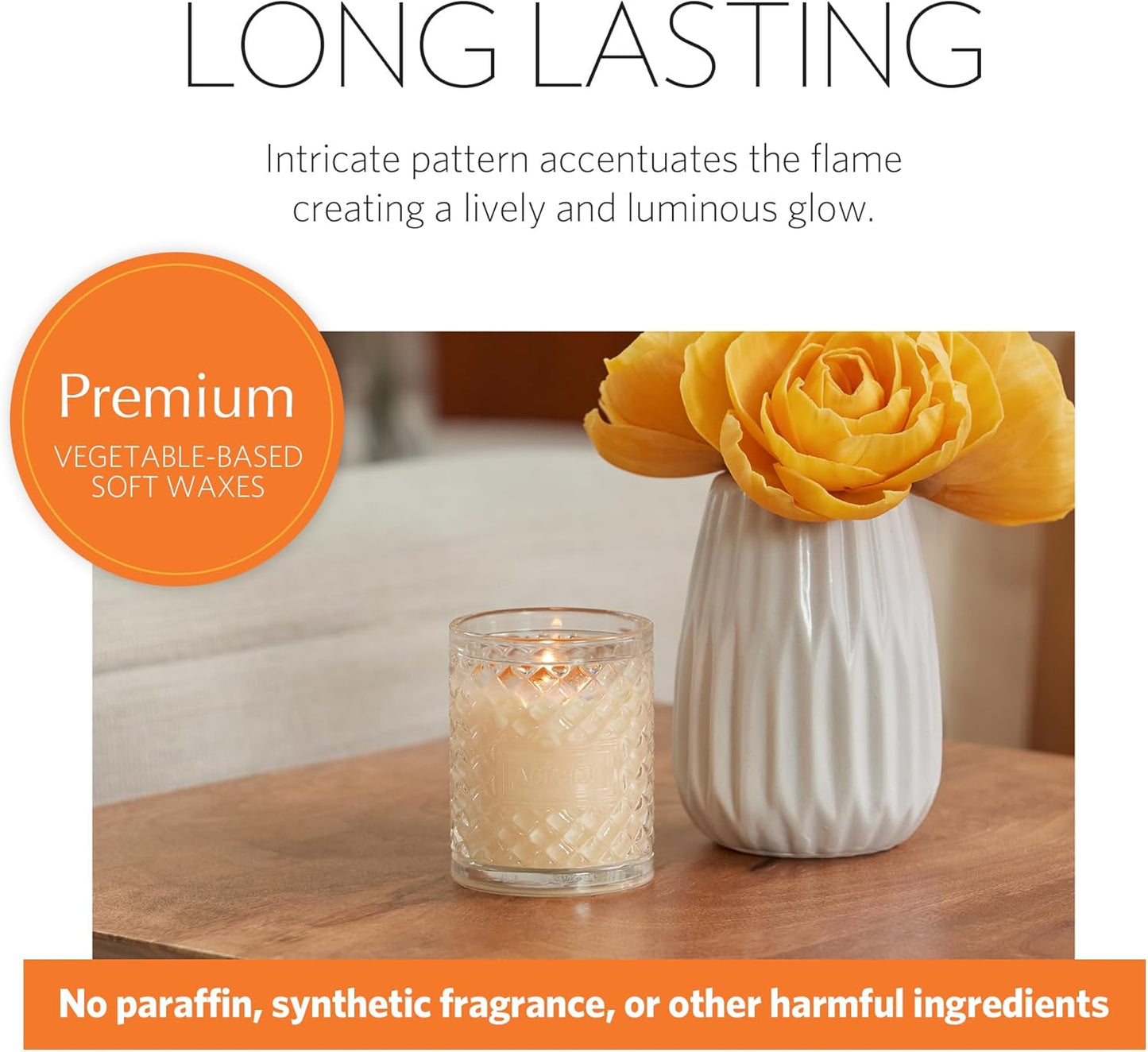AGRARIA Scented Candles, 7 Oz, Long-Lasting Scented Candles for Home, Elegant Home Fragrance Gifts for Men and Women