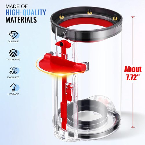 Dyson Upgraded Canister | Compatible Dust Bin for V11, V15, SV14, SV15, SV22 with HEPA Filter