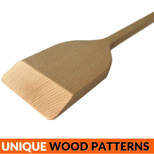 36-in Beech Heavy Duty Wooden Mixing Paddle - Made in Ukraine - Handle Long Stir for Cooking Cajun Crawfish Boil and Brewing Beer - Stirring Spatula for Brewing Mixing Grill Camping in Big Stock Pots