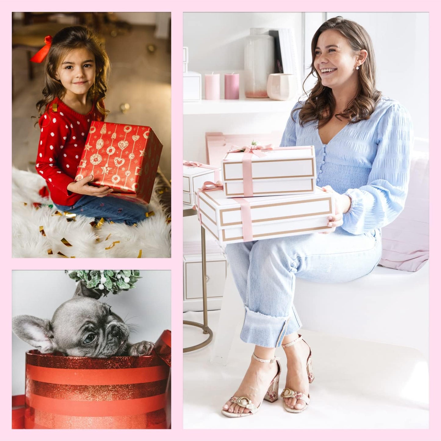 Rosy Mauve Double Face Satin Ribbon 3/8" x 100 YD - Perfect for Gift Wrapping, Crafts & Weddings