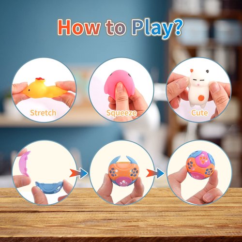 Claw Machine Prizes Refill for Kids, Party Favors Toy for Boy Girl 3-8 8-12, Fidget Toys Bulk, Easter Egg Fillers, Pinata Stocking Stuffer, Classroom Treasure Box Prize, Goodie Bags Gift for Boys Girl