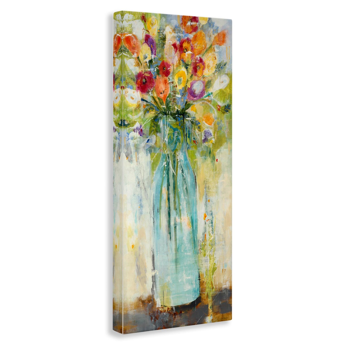 Stupell Industries 'Rustic Spring Bouquet Abstraction'| Canvas Art