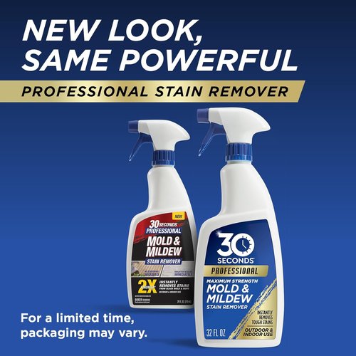 30 SECONDS Pro Mold and Mildew Stain Remover - Instant Scrub-Free Cleaning | 32 Fl. Oz.