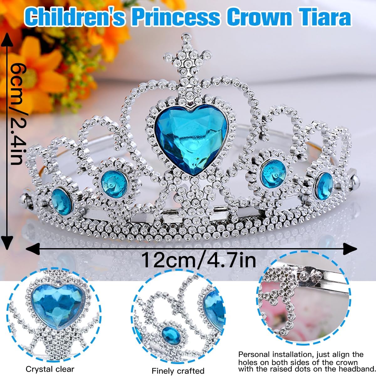 Winter Snow Birthday Decorations by [Brand Name] - 2nd Birthday Party Supplies with Balloons, Crown & Banner