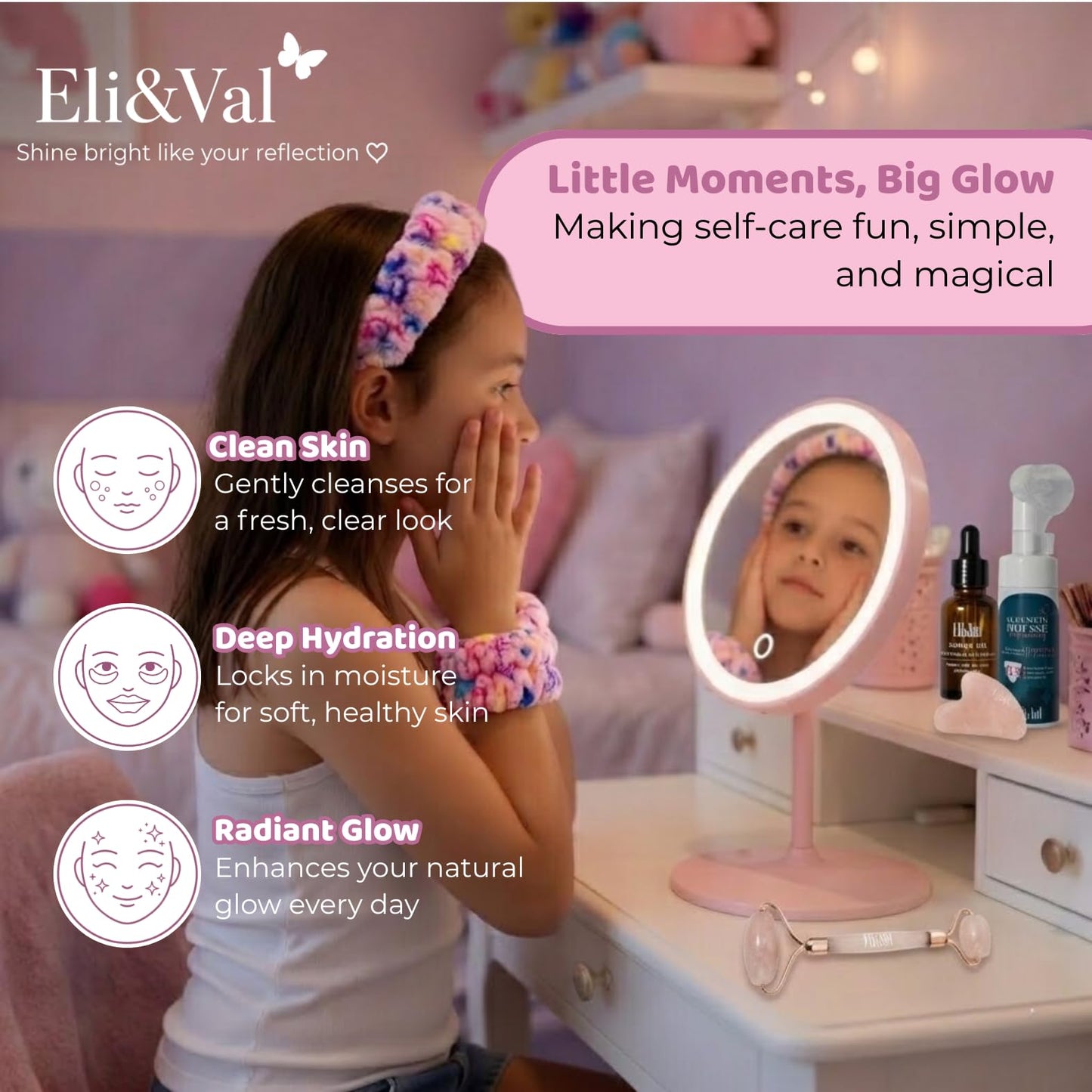 Tween Gift Box – Gifts Basket Teen Girl – Spa Kit for Teen Girls with Skincare and Self-Care Essentials – Birthday or Holiday Present