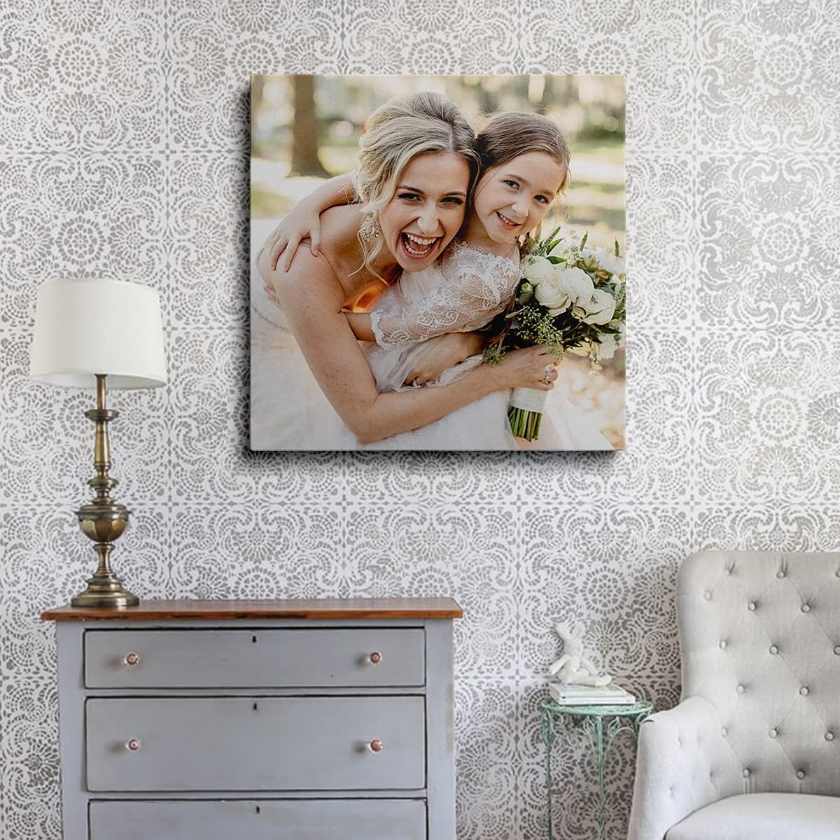 Skiennix Framed Canvas Prints - Personalized Photo Wall Art for Unique Home Decor