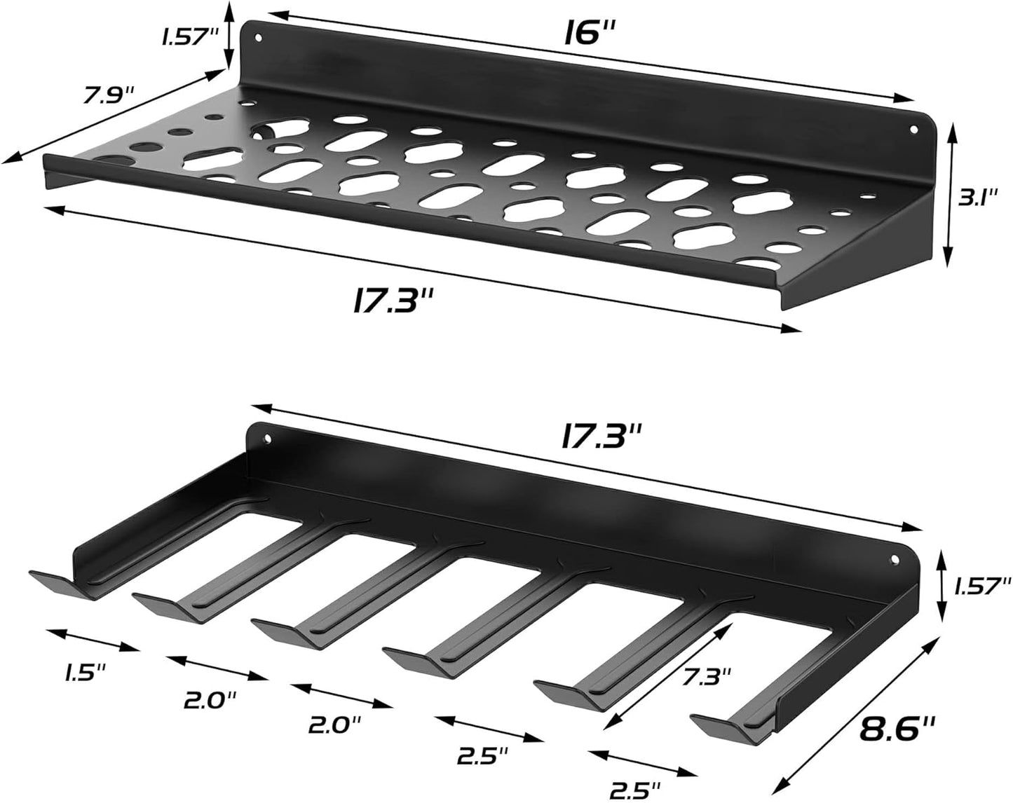 Ultrawall Power Tool Organizer - Heavy-Duty Wall Mount Drill Holder for Cordless Tools