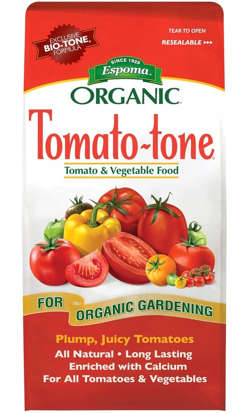 Espoma Organic Tomato-Tone Fertilizer - 3-4-6 Formula with 8% Calcium for Healthy Tomatoes | 4 lb Bag - Pack of 2