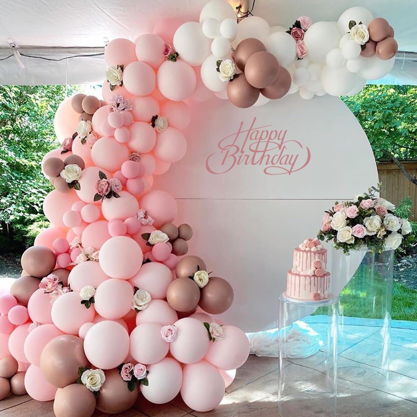 Awenztech Light Pink Balloons 12 inch, Pastel Pink Latex Balloon 50pcs Party Balloons for Graduation Bridal Baby Shower Gender Reveal Birthday Party Decorations