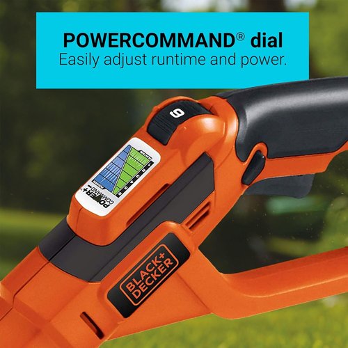 BLACK+DECKER 40V MAX String Trimmer Edger - Cordless 2-in-1 Weed Wacker with Adjustable Pole, Battery & Charger Included