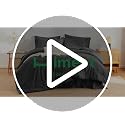 HIMEET Queen Comforter Set Dark Grey 7-Piece Bed in a Bag - Soft & OEKO-TEX Certified